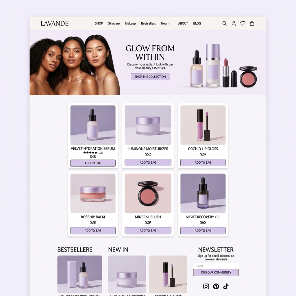 Beauty store demo