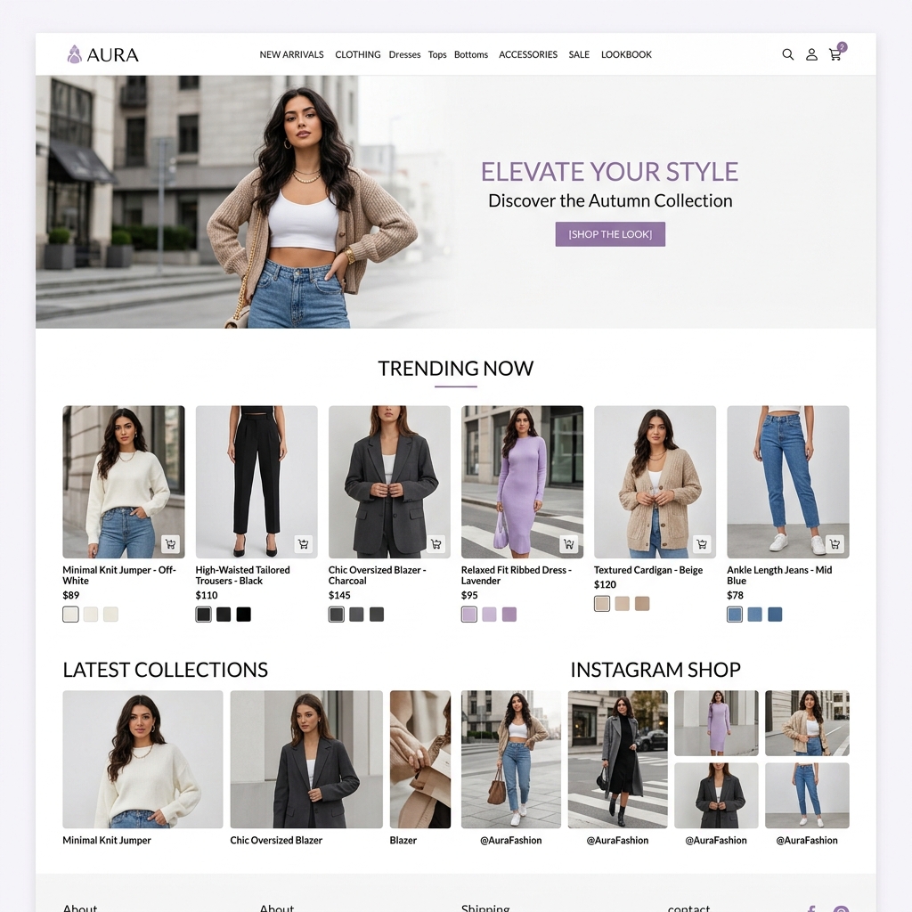 Fashion store demo